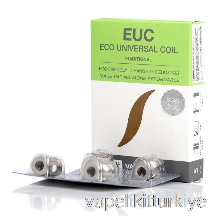 Vape Likit Vaporesso Euc Yedek Bobinler 0.3ohm Geleneksel Euc Clapton